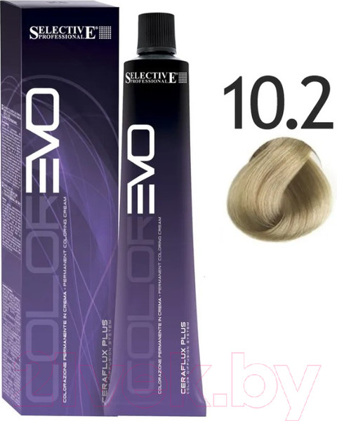 Изображение товара Крем-краска для волос Selective Professional Colorevo 10.2 / 84102 (100мл, экстра светлый блондин бежевый)