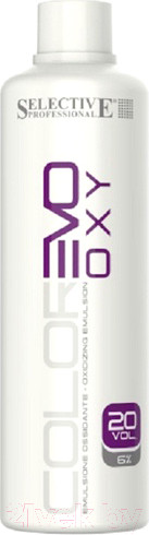 Изображение товара Эмульсия для окисления краски Selective Professional Colorevo Oxy 6% 20vol / 85020 (1л)
