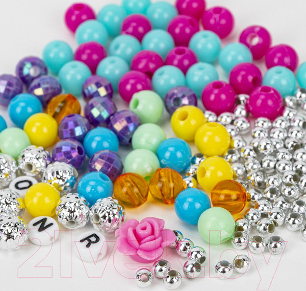 Изображение товара Набор для творчества Brauberg Kids. Beads Set. Единороги / 664699