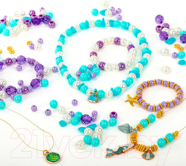 Изображение товара Набор для творчества Brauberg Kids. Beads Set. Русалки / 664700