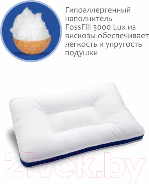 Изображение товара Подушка для сна Espera Quadro 3d Mini ЕС-4387 (40x60)