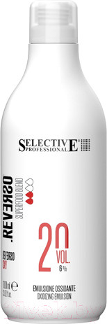 Изображение товара Эмульсия для окисления краски Selective Professional Reverso Oxy 6% 20vol / 89992 (1л)