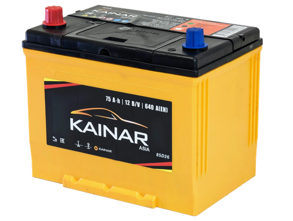 Изображение товара Автомобильный аккумулятор Kainar Asia 75 JL+ / 070 20 38 02 0031 10 11 0 R (75 А/ч)