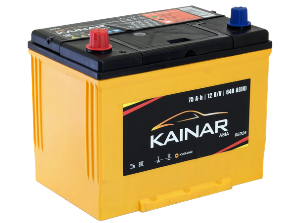 Изображение товара Автомобильный аккумулятор Kainar Asia 75 JL+ / 070 20 38 02 0031 10 11 0 R (75 А/ч)