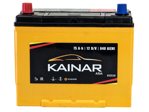 Изображение товара Автомобильный аккумулятор Kainar Asia 75 JL+ / 070 20 38 02 0031 10 11 0 R (75 А/ч)