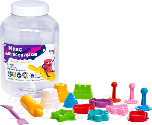 Изображение товара Набор инструментов для лепки Genio Kids Микс аксессуаров / LEP01