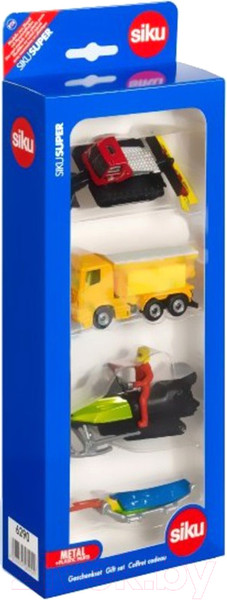 Изображение товара Набор игрушечной техники Siku Набор зимнего транспорта / 6290 (4шт)