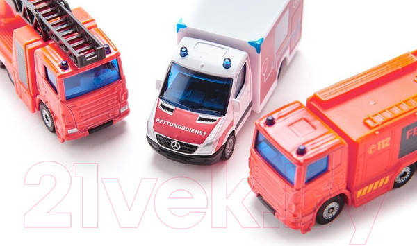 Изображение товара Набор игрушечных автомобилей Siku Экстренная помощь / 6326