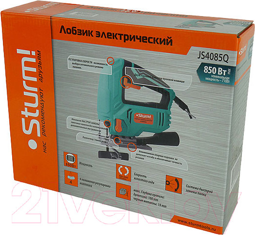 Изображение товара Электролобзик Sturm! JS4085Q