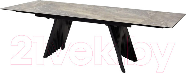 Изображение товара Обеденный стол M-City Ivar 180 Marbles KL-80 / 626M04533 (серый мрамор/керамика)