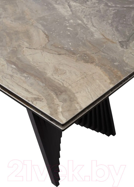 Изображение товара Обеденный стол M-City Ivar 180 Marbles KL-80 / 626M04533 (серый мрамор/керамика)