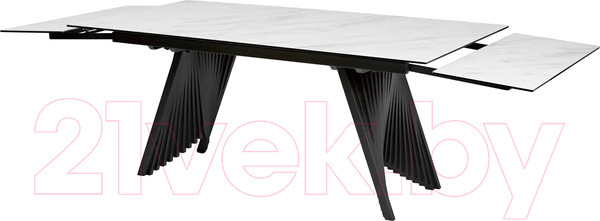 Изображение товара Обеденный стол M-City Ivar 180 Marbles KL-99 / ROCAVA9649GNKL99 (белый мрамор/керамика)