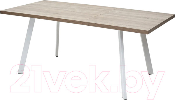 Изображение товара Обеденный стол M-City Brick M 140 / DEDBRICKMOAKTRUFWHT140 (дуб трюфель/белый)