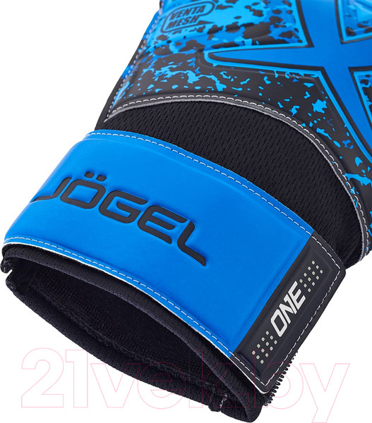 Изображение товара Перчатки вратарские Jogel One Wizard AL3 Flat (голубой, р-р 6)