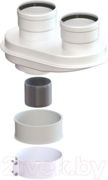 Изображение товара Адаптер для раздельного дымоудаления PROFline Моноблочный CE.00.C65.it
