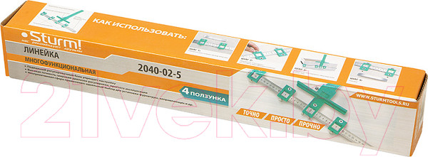 Изображение товара Линейка Sturm! 2040-02-5