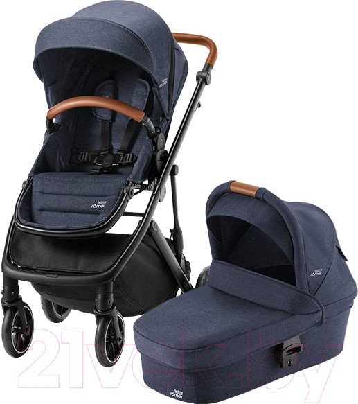 Изображение товара Детская универсальная коляска Britax Romer Strider-M 2 в 1 / ST36103 (Navy Ink)