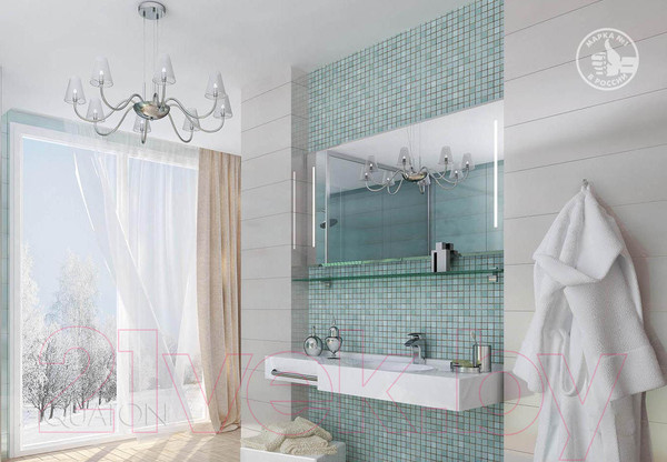 Изображение товара Зеркало Акватон Отель 127 с полкой (1A1078K0OT010)