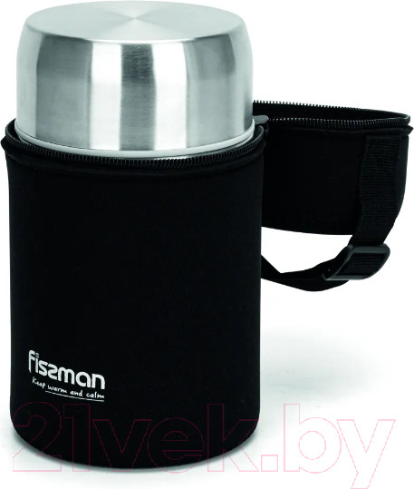 Изображение товара Термос для еды Fissman 9856 (черный чехол)