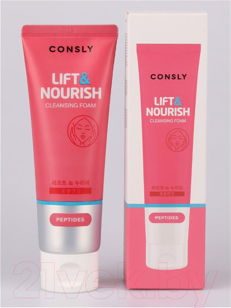 Изображение товара Пенка для умывания Consly Укрепляющая с пептидами (120мл)
