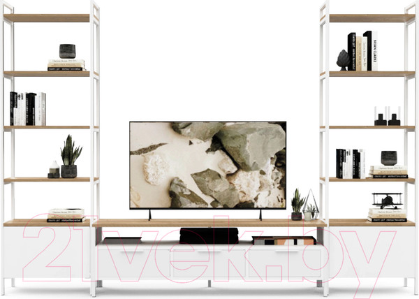 Изображение товара Горка Crafto Лофт Фрида Бонд 07 274x40x190 (белый/дуб)