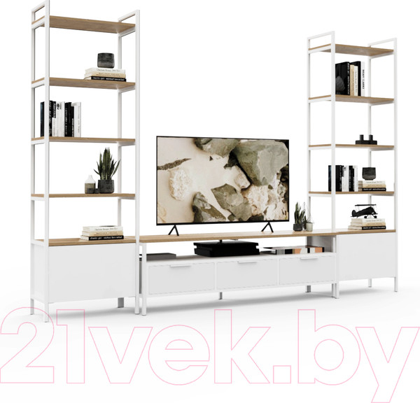 Изображение товара Горка Crafto Лофт Фрида Бонд 07 274x40x190 (белый/дуб)