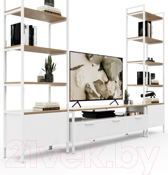 Изображение товара Горка Crafto Лофт Фрида Бонд 07 274x40x190 (белый/дуб)