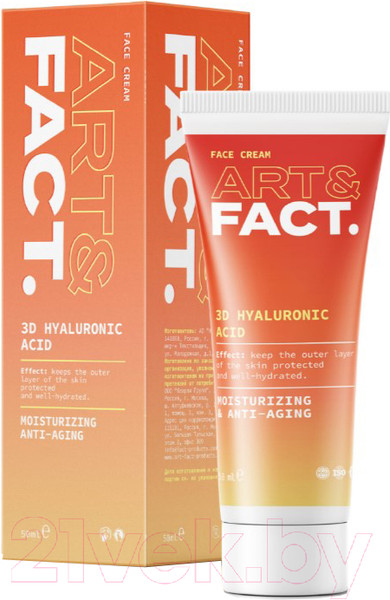 Изображение товара Крем для лица Art&Fact 3D Hyaluron Acid 2% Увлажняющий (50мл)