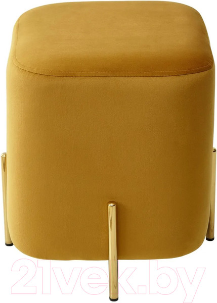 Изображение товара Пуф M-City Ares/ 628M04403 ( Bluvel-68 Yellow/Gold)