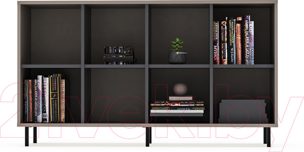 Изображение товара Тумба Crafto Санса 05 150x40x75 (графит/латте)