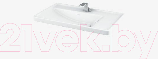 Изображение товара Тумба с умывальником Гамма Р24оФ8/2-У60 Кватро-8060 (4812044014549)