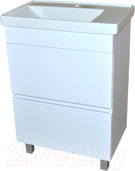 Изображение товара Тумба с умывальником Гамма Р24оФ8/2-У60 Кватро-8060 (4812044014549)