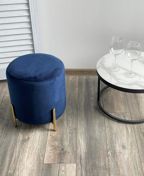 Изображение товара Пуф M-City Rice / 628M04399 (Bluvel-86 Navy Blue/Gold)