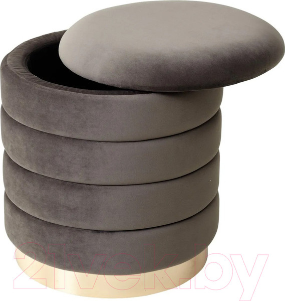 Изображение товара Пуф M-City Фред / 461MC04436 (велюр графит/золото)