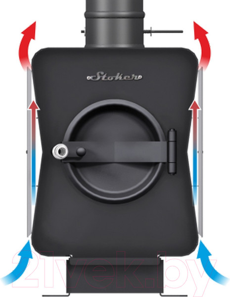 Изображение товара Печь отопительная Stoker Садовая 150-ОВ