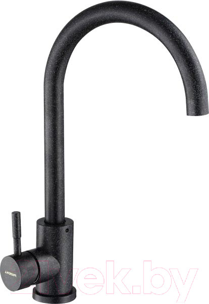 Изображение товара Мойка кухонная со смесителем БелЭворс Vega L + смеситель W4998-3-22 (черный)