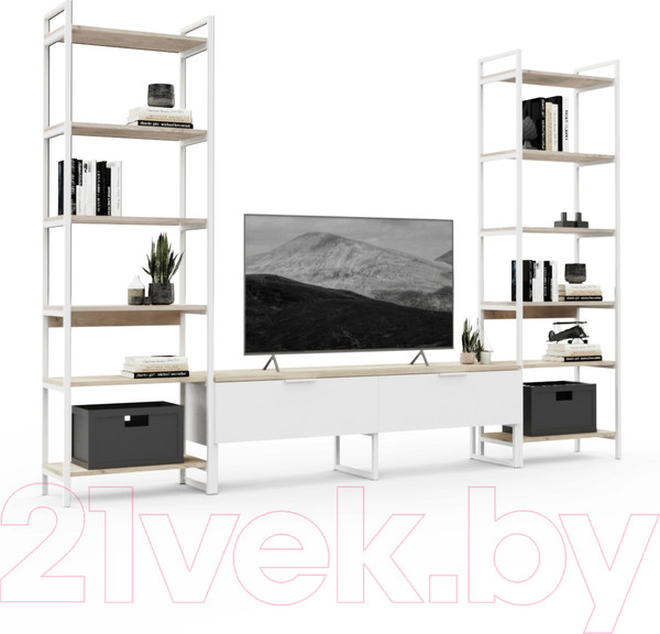 Изображение товара Горка Crafto Лофт Рокки Симпл 05 270x38x190 (белый/каштан)