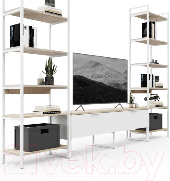 Изображение товара Горка Crafto Лофт Рокки Симпл 05 270x38x190 (белый/каштан)