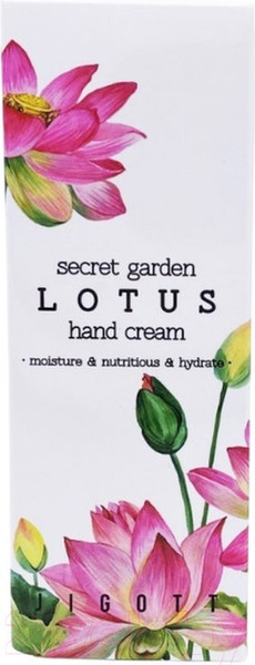 Изображение товара Крем для рук Jigott Secret Garden с экстрактом лотоса (100мл)