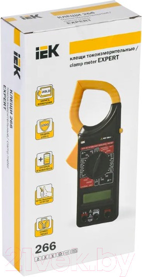 Изображение товара Клещи токоизмерительные IEK Expert 266 / TCM-1S-266