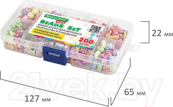 Изображение товара Набор для создания украшений Brauberg Kids. Beads Set / 664693