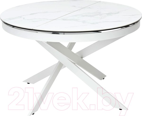 Изображение товара Обеденный стол M-City Trento 120 / DECDF286THGSTATWHT (High Gloss Statuario)