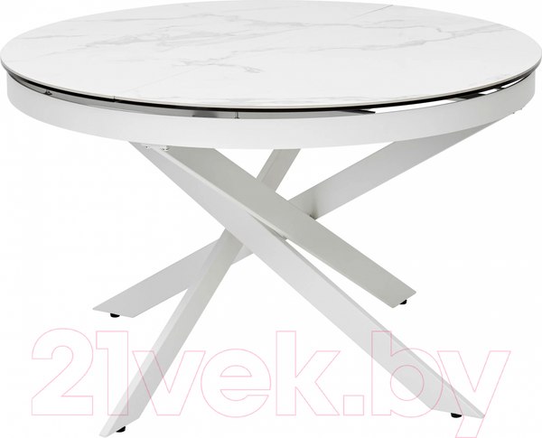 Изображение товара Обеденный стол M-City Trento 120 / DECDF286THGSTATWHT (High Gloss Statuario)
