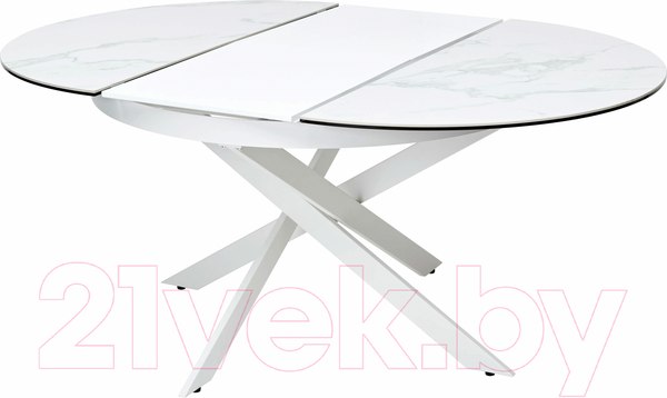 Изображение товара Обеденный стол M-City Trento 120 / DECDF286THGSTATWHT (High Gloss Statuario)