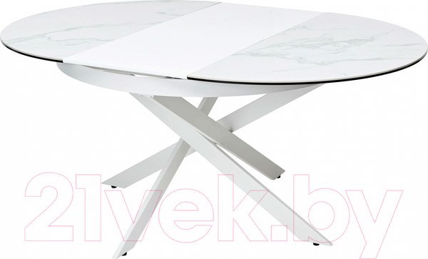 Изображение товара Обеденный стол M-City Trento 120 / DECDF286THGSTATWHT (High Gloss Statuario)