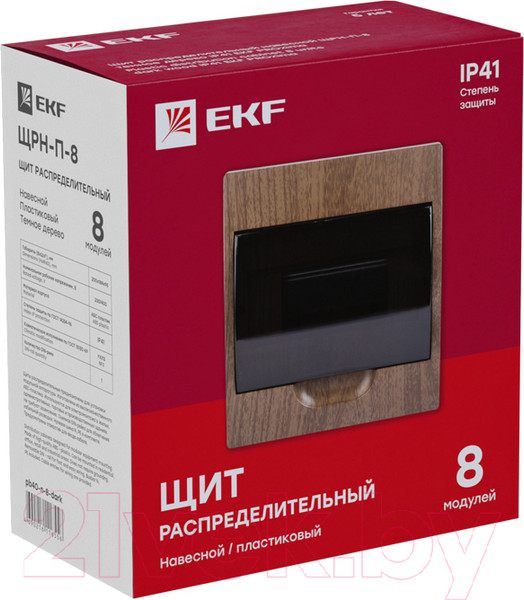 Изображение товара Щит распределительный EKF PROxima PB40-N-8-Dark