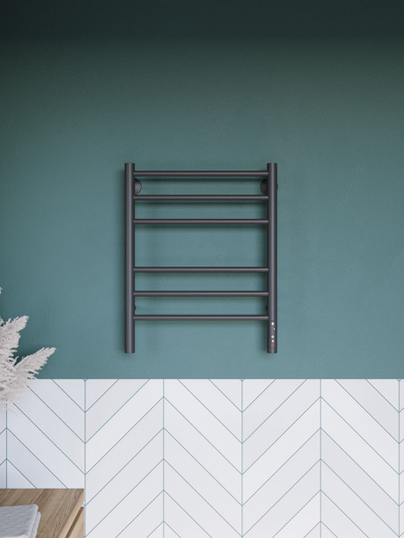 Изображение товара Полотенцесушитель электрический Terminus Аврора П6 450x600 (КС 9005 матовый)