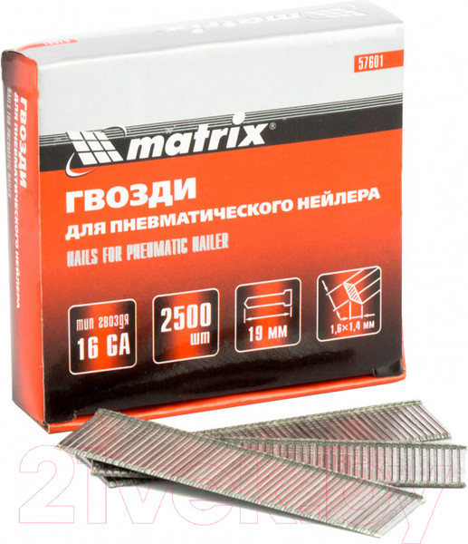 Изображение товара Гвозди для степлера Matrix 57601