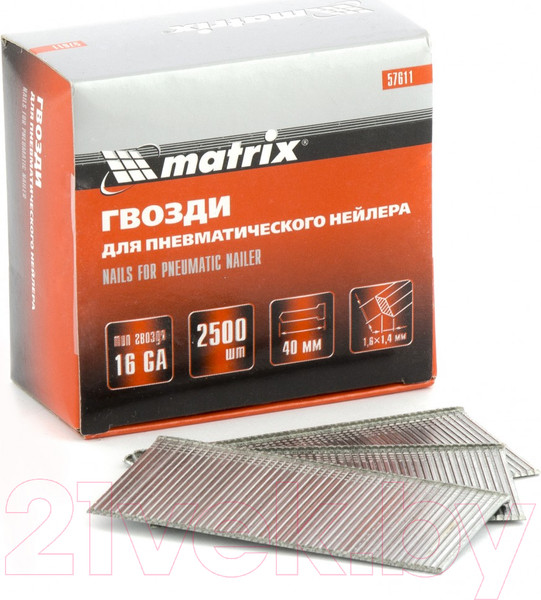 Изображение товара Гвозди для степлера Matrix 57611