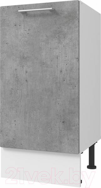 Изображение товара Шкаф-стол кухонный Горизонт Мебель Оптима 30 (бетон грей)